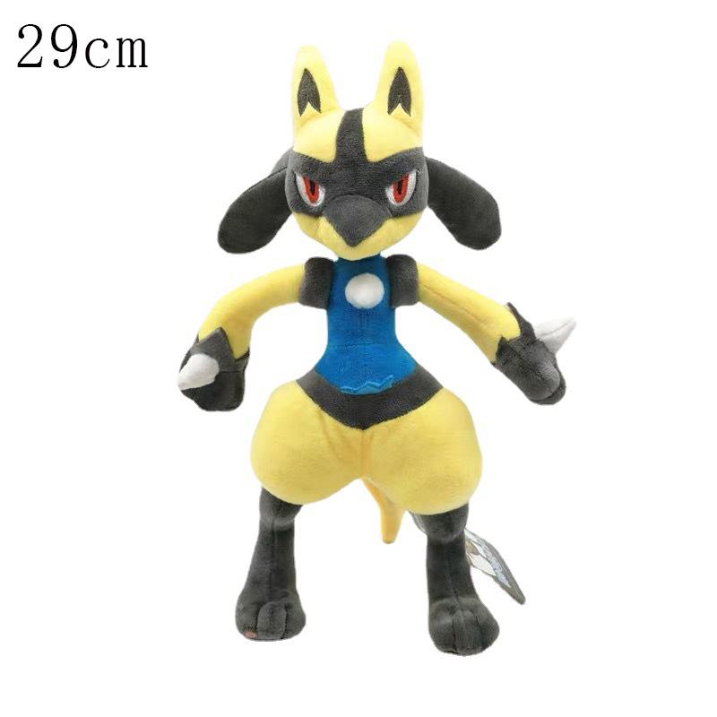 Pokemon Plush Lucario Greninja Charizard Incineroar Zeraora Cinderace Torterra Kyogre Cubone Stuffed Toys for Kids Gift