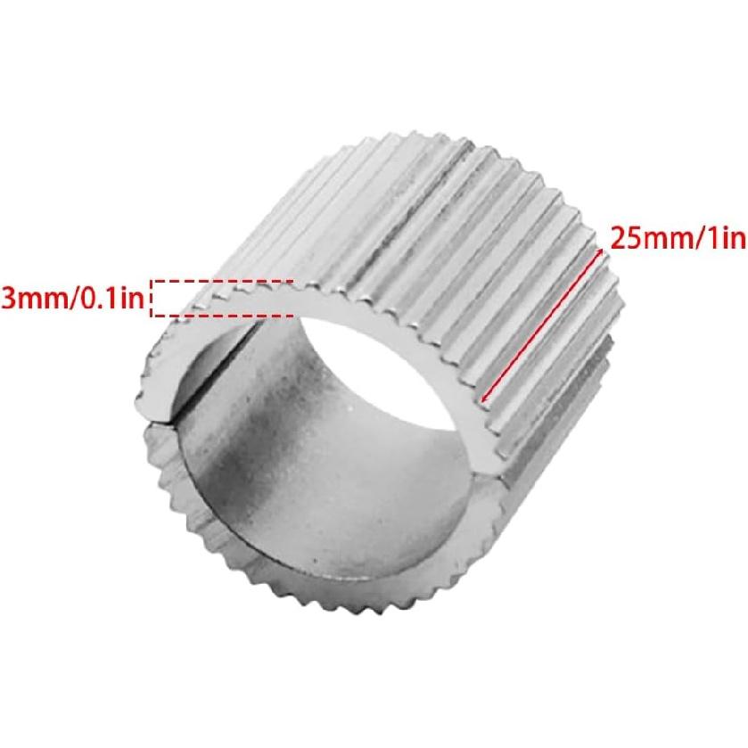 8 PCS Handlebar Shim,7/8" to 1" Aluminum Alloy Motorcycle Bar Spacer for 22 mm Diameter Motorcycle Handlebars