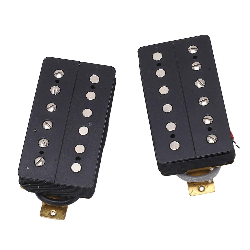 Alnico 5 Magnet Humbucker Pickup Replacement Maple Housing Double Coil Bridge Pickup for Electric Guitar