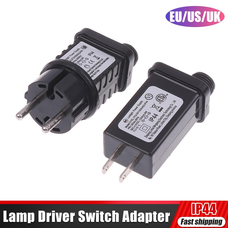 EU/US/UK Plug 8 Functional SELV LED Lamp Driver Switch Adapter IP44 Waterproof Laser Lighting Europe Power Supply 5V/24V/31V 6W