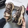 Men's Shoes 2025 Fashion New Leather Casual Shoes Sports Shoes Versatile Thick Sole Heightening Comfortable Light Luxury Dad Trendy Shoes