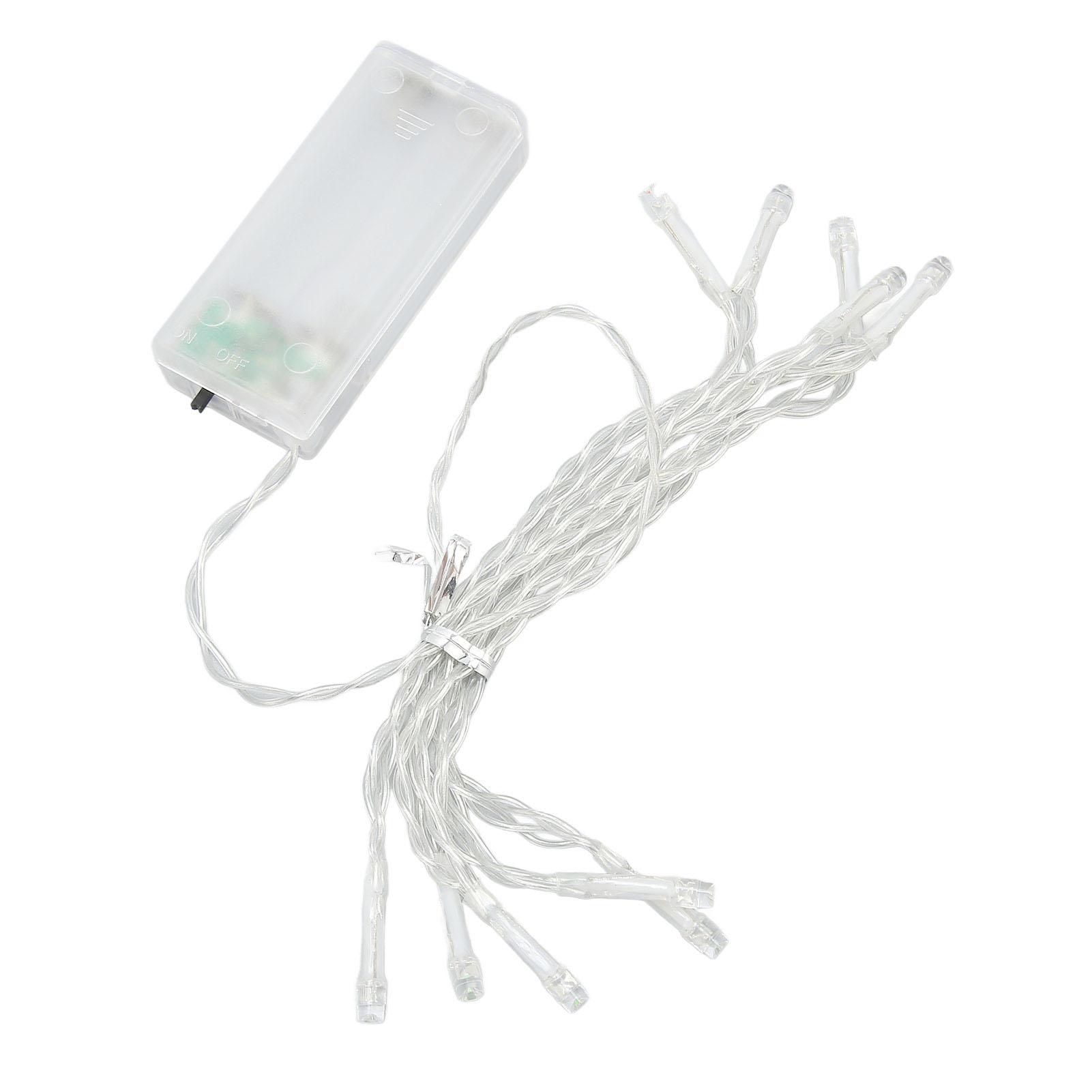 

Color LED Lamp String Decorative Twinkle Light for Outdoor Camping Wedding 10 Beads 1.5 Meter