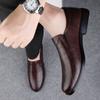 Classic Brand Men's Genuine Leather Shoes Office Business Dress Shoes Men's Loafers Casual Driving Shoes Anti Slip Free Delivery