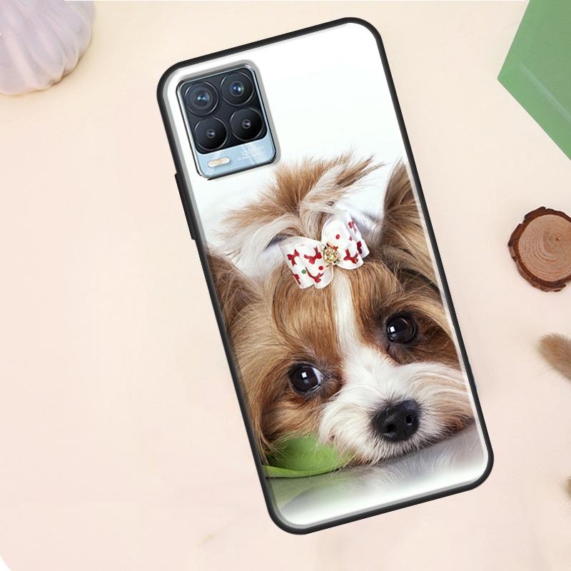 Mini Yorkshire Terrier Hülle Für Realme C75 C63 C61 C55 C51 C53 C35 C65 C67 C71 11 12 13 14 15 Pro Plus GT6 GT7 Pro