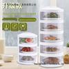 Breathable Insect-Proof Kitchen Storage Rack with Thickened Vegetable Cover and Overnight Dish Insulation