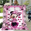 1pc Minnie Printing Blanket for All Season, Unisex Cartoon Blanket, Office Blanket, Lunch Rest Blanket