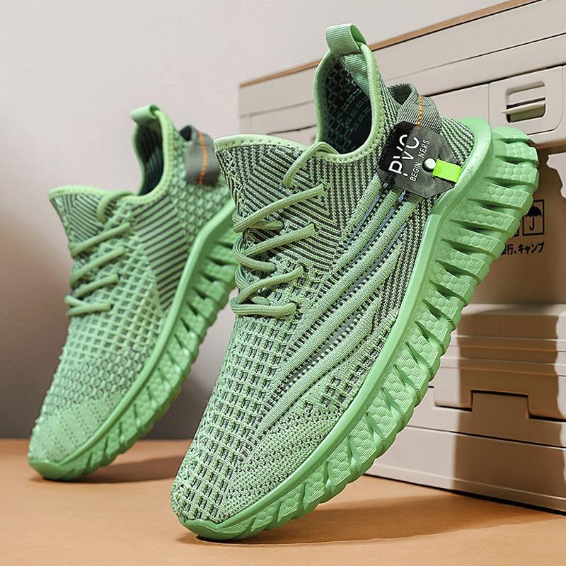New Shoes for Men Casual Sport Shoes Spring Breathable Mesh Sneaker Comfortable Lace-up Trainers