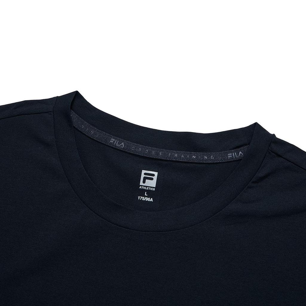FILA Athletics Simple Comfortable Fashionable Versatile Short Sleeve T-Shirt Men Tops Royal-Blue A11M021114A-NV