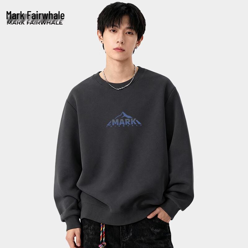 Mark Fairwhale Men's Loose Fit Vintage Crewneck Sweatshirt