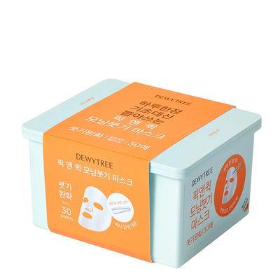 Pick&Quick Mask Pack Morning Puffiness Mask (30 Sheets) Sheet Mask Pack, 30 Sheets, 1 Pack