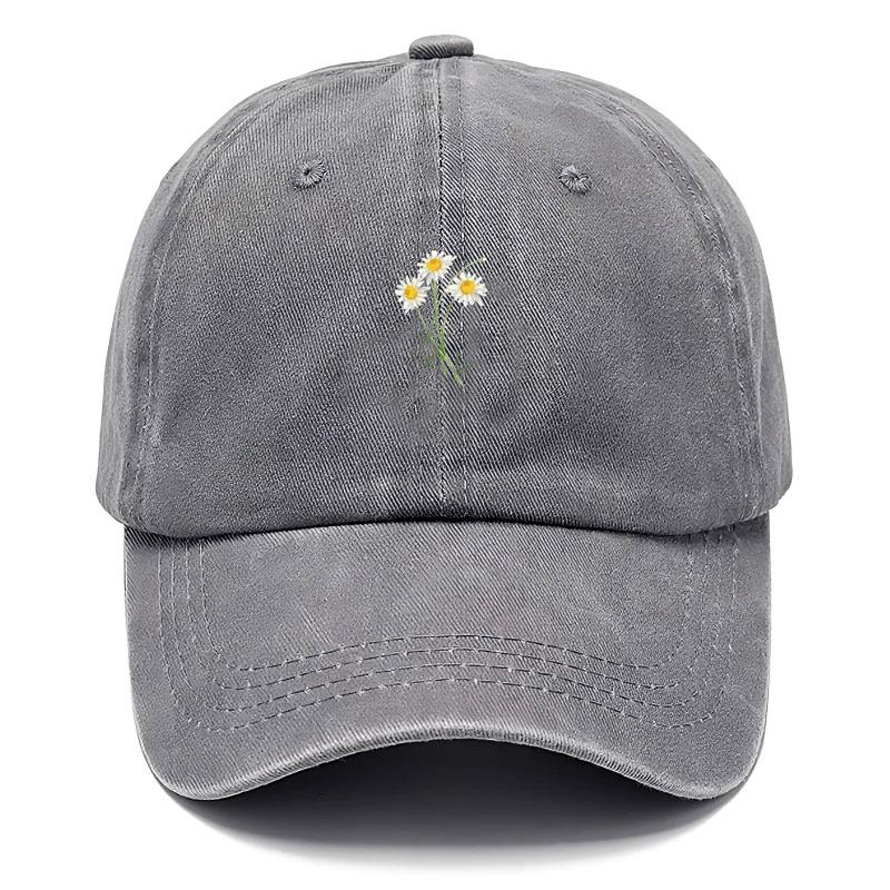 Berretto da Baseball Vintage in Cotone Lavato Regolabile Cappellino Trucker Usurato per Donna Stile Giardino Uso Esterno Cappello Personalizza Bouquet Floreale