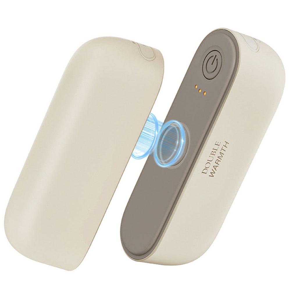2 in 1 Mini Pocket Heater USB Portable Magnetic Electric Hand Warmer Large Capacity Battery More Stable Constant Temperature
