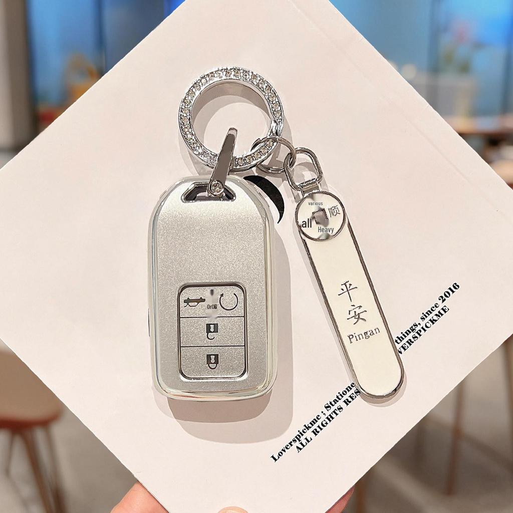 Honda Key Case for 10th Gen Civic, Accord, CRV, Vezel, HR-V, Crown, Road Style, and Lingpai.