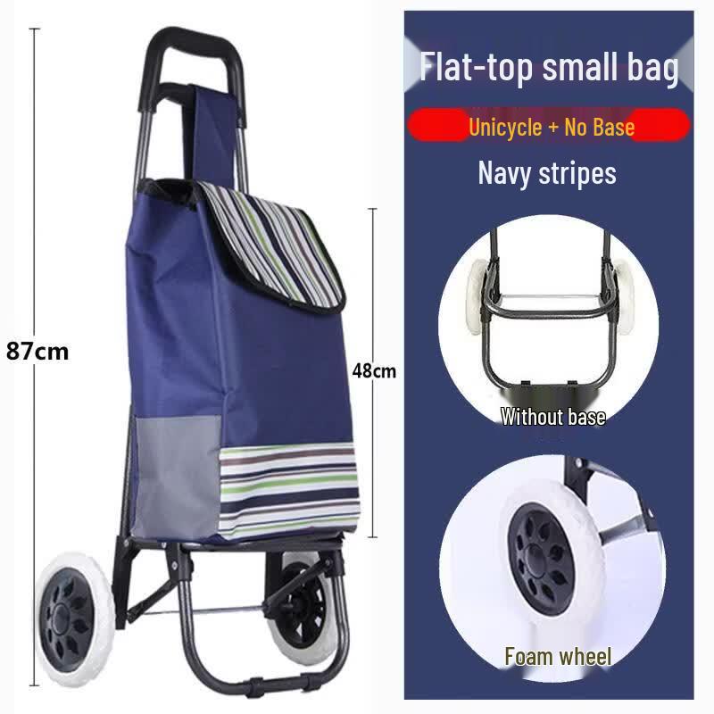 Portable Foldable Stair-Climbing Shopping Cart