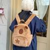 Cartoon Capybara Backpack Fur Plush School Bag Portable Capybara Shoulder Bag  Anime Peripheral