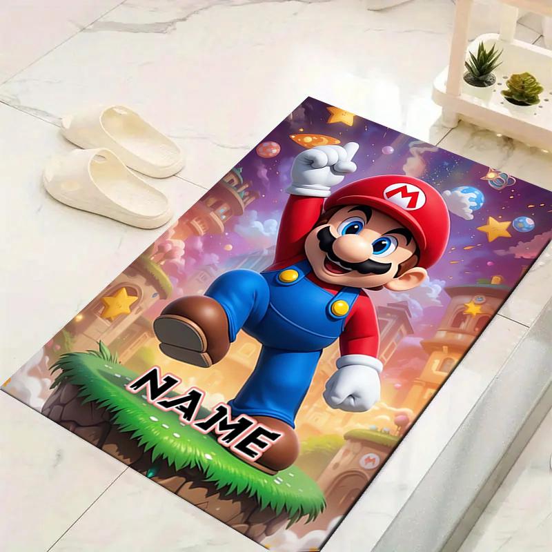 Custom 1Pc Mario Kart Adventure Rug Office Carpet Indoor Outdoor Entrance Doormat Nonslip Soft And Comfortable Living Room D2915173