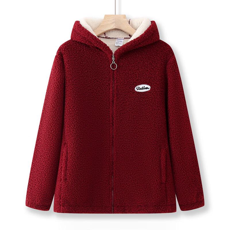 Giacca Felpata con Cappuccio Foderata in Pile da Donna Hodo