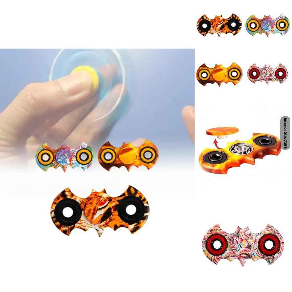 Batman Fingertip Gyro Stress Reliever Abs Stainless Steel Material Yellow Red Green Light Blue Black