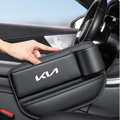 ISFR5 Car Seat Gap Multifunction Storage Box Seat Gap Cup Holder for Rio Picanto Sportage Niro Morning Ceed ProCeed Stonic Optima