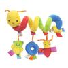 Newborns Spiral Hanging Activity Stroller Toy Baby Carseat Toy Black & White Lion Koala Rattle  for Crib Mobile Sensory Toy Gift