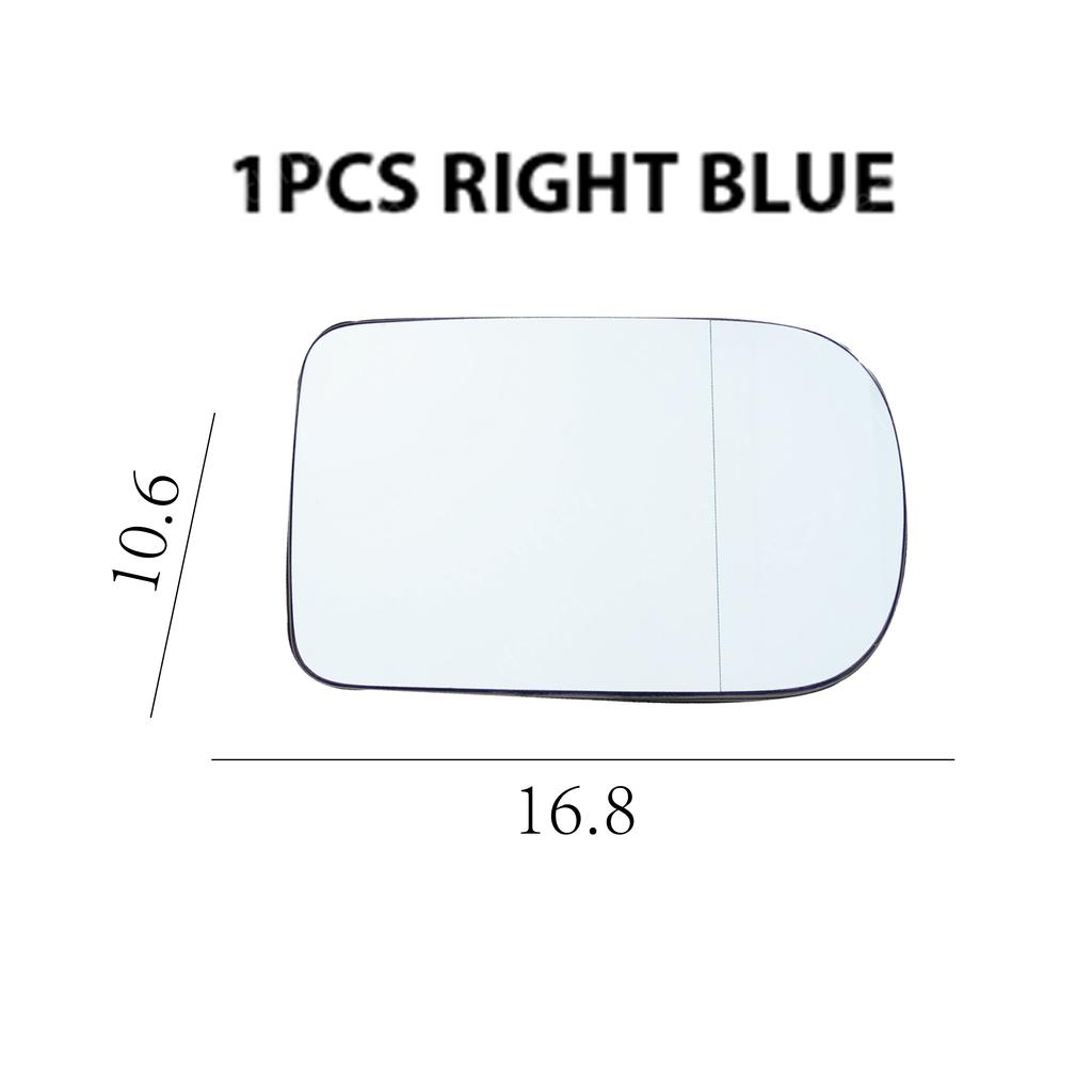 1pcs Replacement Rearview Heated Mirror Glass Left & Right For BMW  5 Series E39 520i 525i 528i 530d 530i 540i