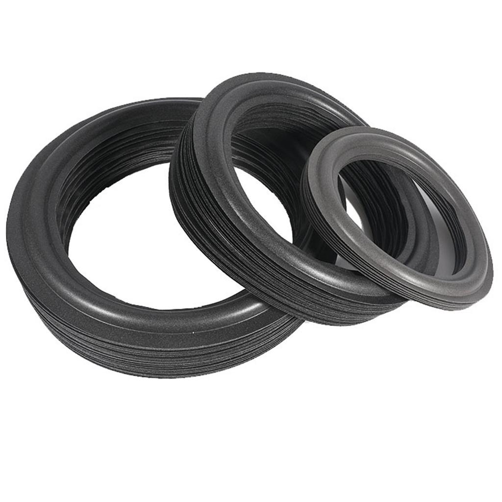 Speaker Rubber Foam Edges Surround Rings Repair Part for Speaker Repair DIY Surround Edges Dustproof Rings Improved Bass