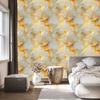 Ink wallpaper beige, gold, cream and light gray 50x1000