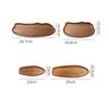 Wooden Tea Coffee Tray Japanese Style Fruit Dessert Candy Plate Wood Decorative Bread Snack Cake Food Dish Trays Tableware