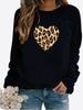 Herbst Neue Pullover Frauen Winter Lange Ärmeln Casual Rundhals Schwarz Katzen Gedruckt Lose Sweatshirt Tops & Blusen Plus Größe T-shirts