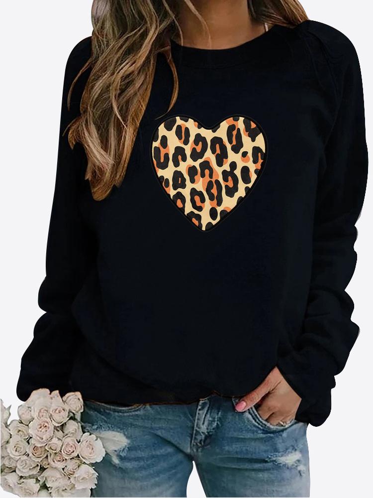 Herbst Neue Pullover Frauen Winter Lange Ärmeln Casual Rundhals Schwarz Katzen Gedruckt Lose Sweatshirt Tops & Blusen Plus Größe T-shirts