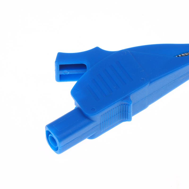Heavy Duty Alligator Clips Insulated Test Crocodile Clamps With 4Mm Banana Jack Full Insulated Clips For Electrical Testing Work