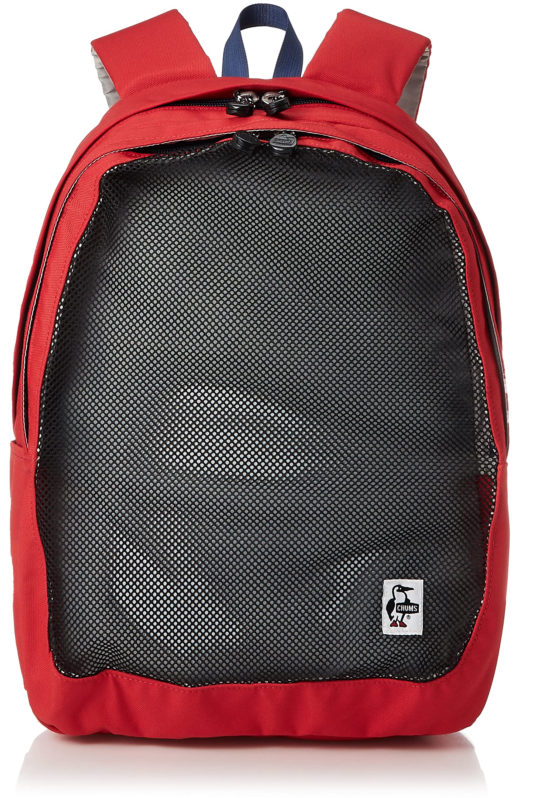 

Backpack Recycle Front Mesh Day Pack Red [Chums]