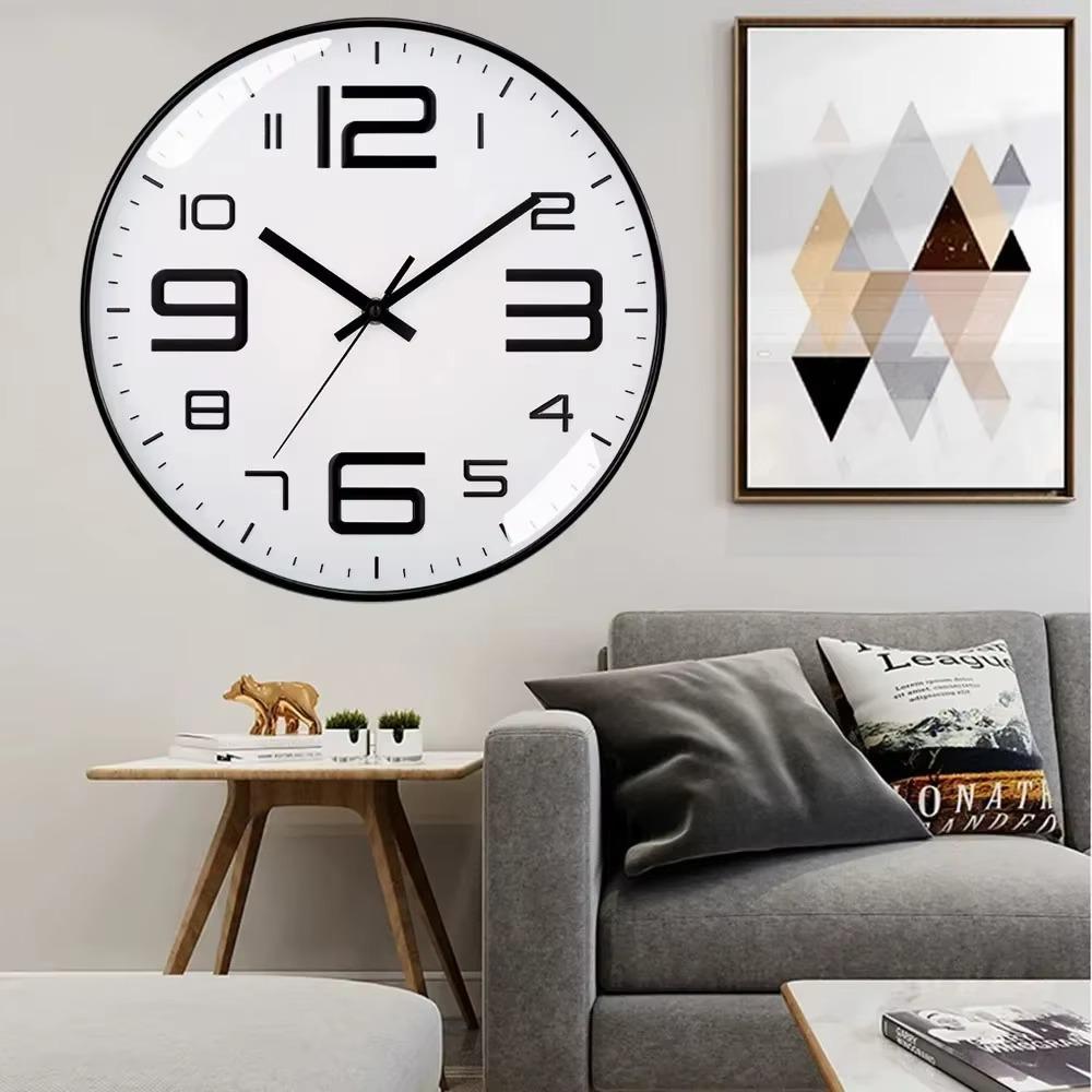Unique Digital Clock Round Wall Hanging Clock Personalizes Nordic Wall Clock  Home