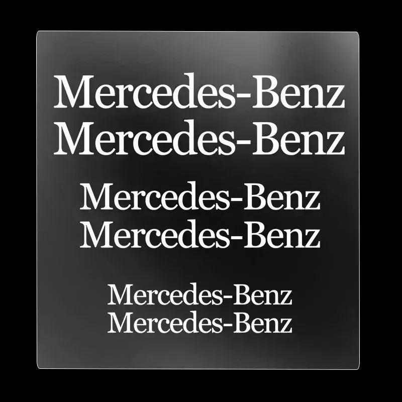 For Mercedes Benz 6pcs Car Styling Car Brake Caliper Stickers For AMG Mercedes Benz W204 W124 W201 W202 W212 W220 W205 GLA CLA Automotive Goods