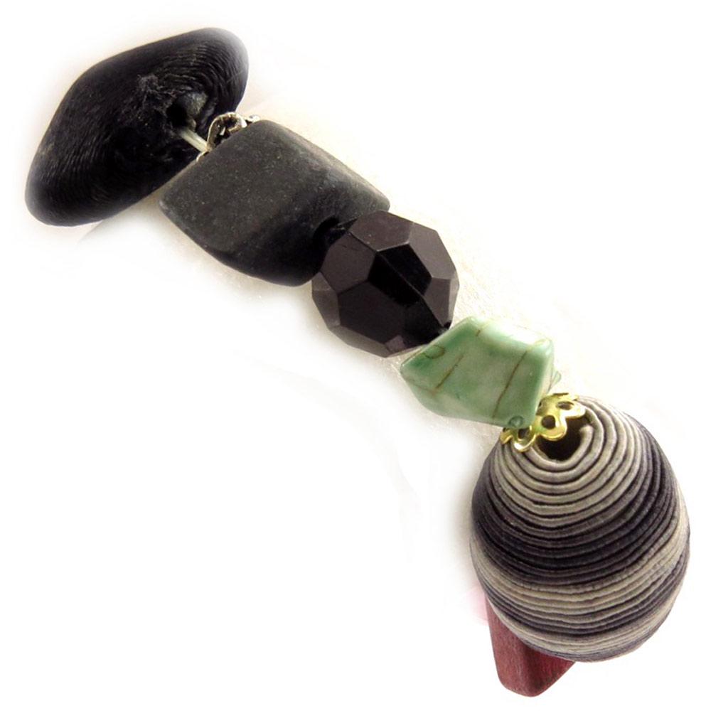 Les Trésors De Lily [D7767] - Tutti Frutti 'Papyrus' Designer Bracelet