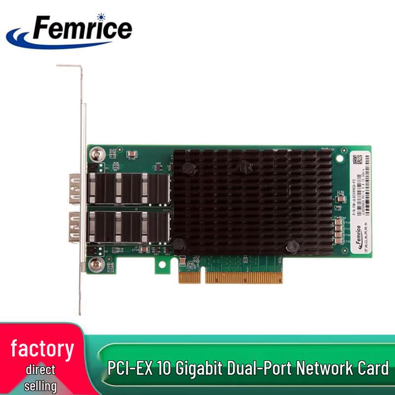 

FEMRICE Intel 82599ES Dual-Port 10GbE PCI-E Server Network Card (CN version)