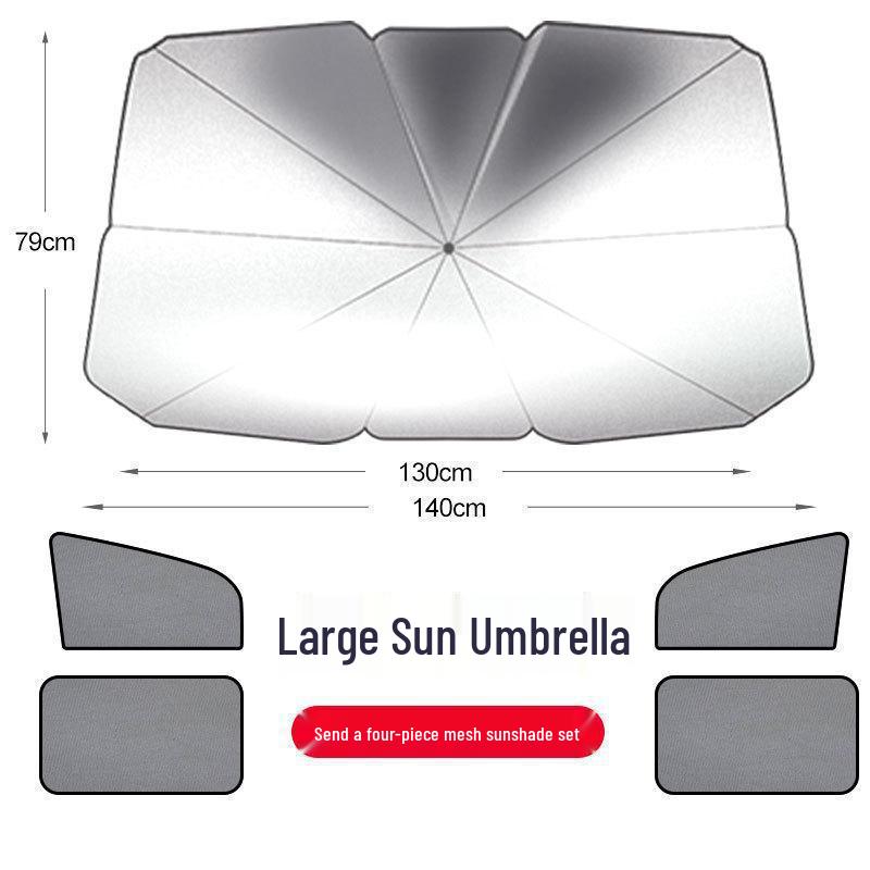 Folding Car Sunshade Umbrella for Driving School Vehicles