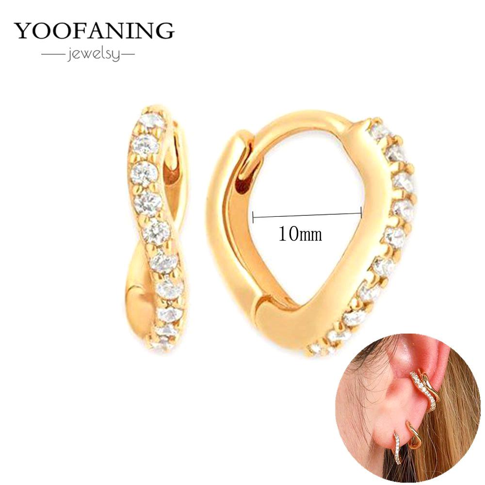 925 Silver Ear Needle Fashion Light Luxury Gold hoop earrings Classic Retro Collection earrings for women Jewelry Gift