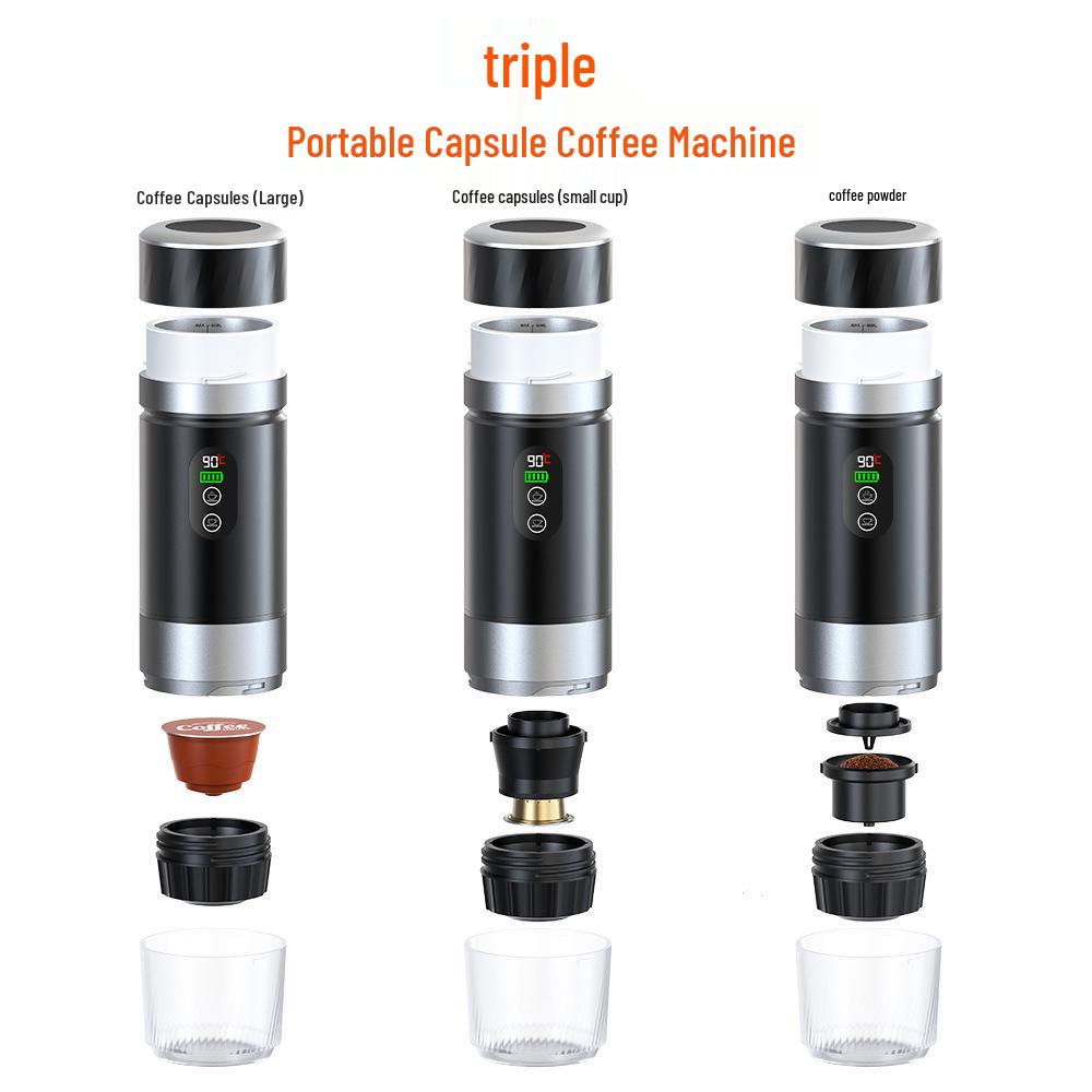 3-in-1 Portable Capsule Espresso Machine