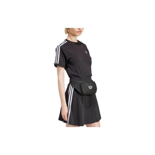 adidas Originals striped crew neck pullover short-sleeve T-shirt, women's, black