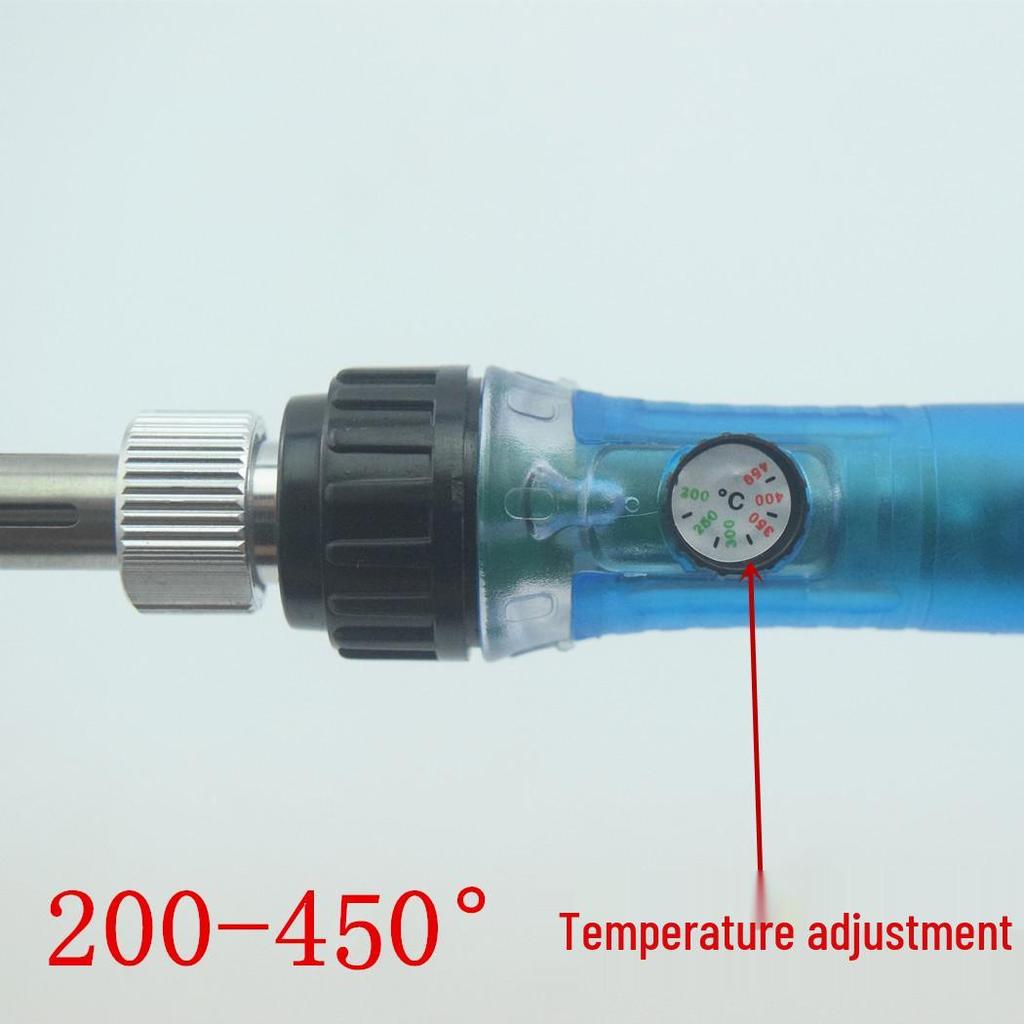 28-Piece Adjustable Temperature Soldering Iron Set with Pyrography Pen - 110V European Standard