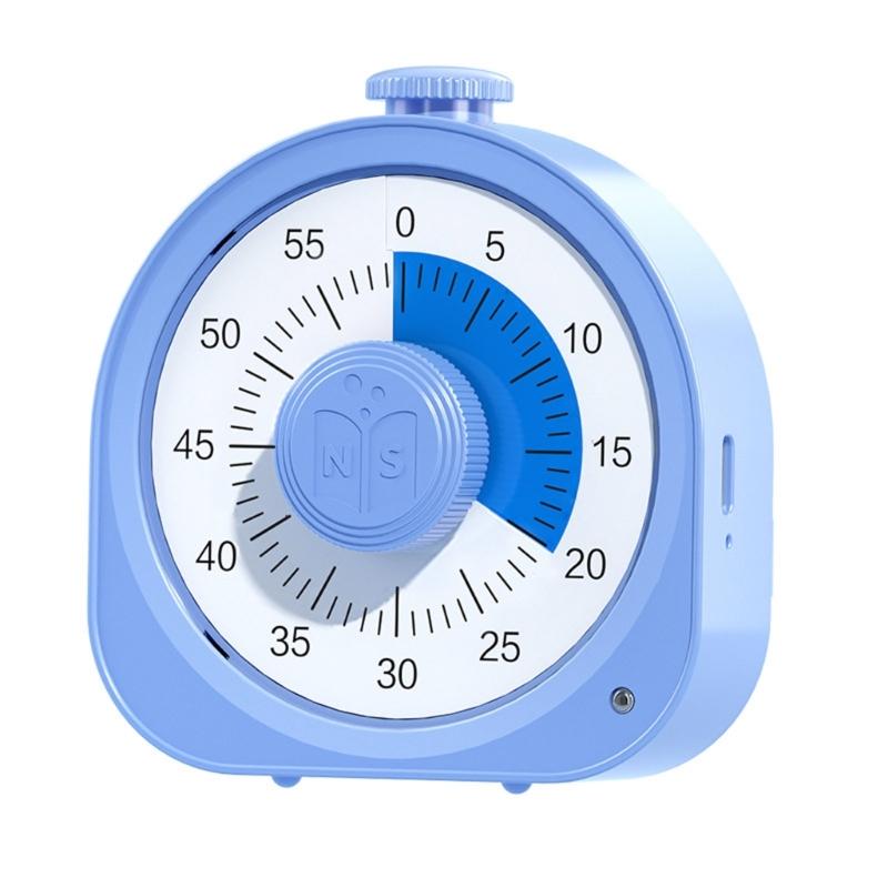 Visual Timers 60-minutes Super Countdowns Timers Suitable for Children Adult Durable Mechanical Time Management Tool