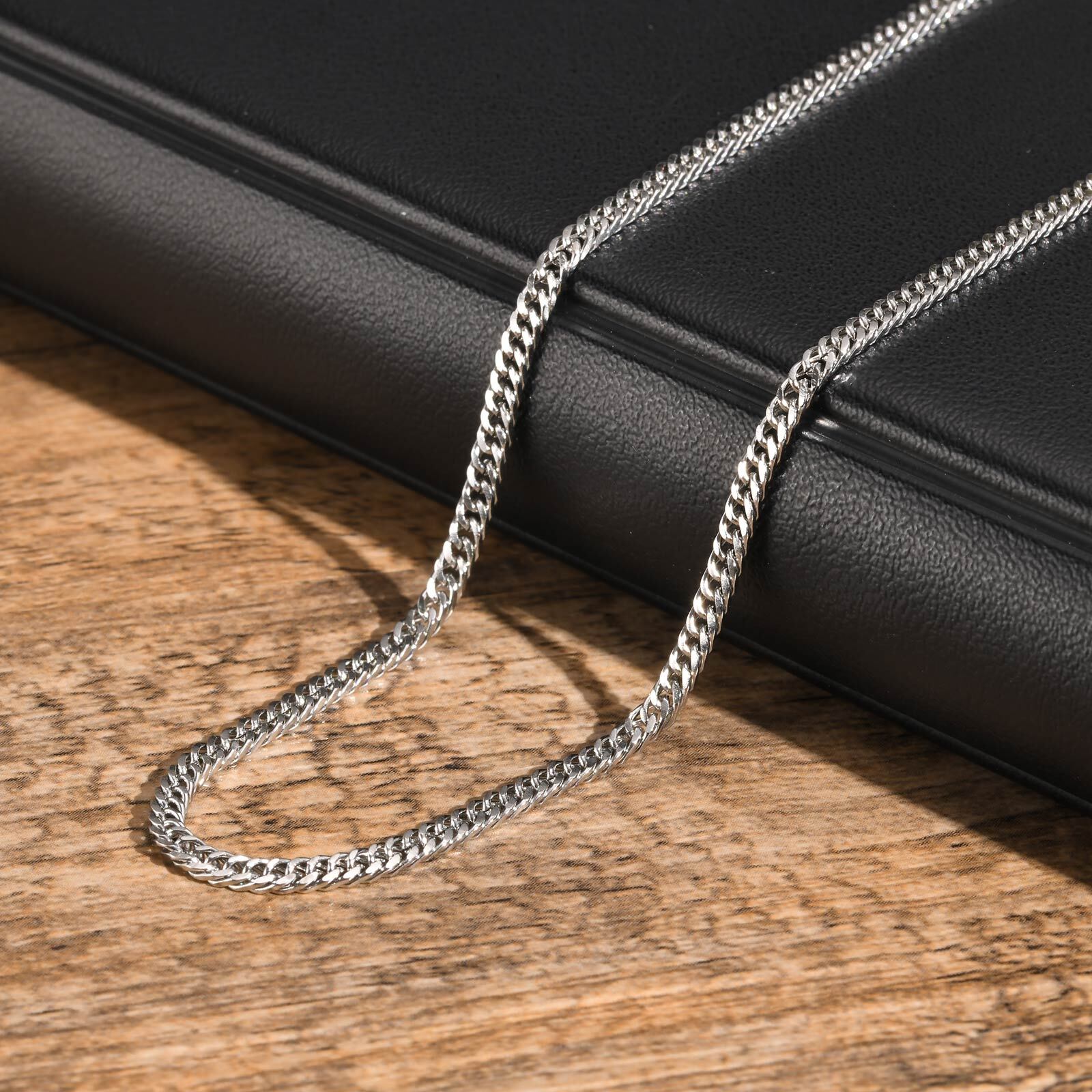 

3mm/5mm/7mm/9mm Chain Stainless Steel Jewelry Link Curb Necklace Gift For Men Women Party Mom Girlfriend Valentine s Day 50cm