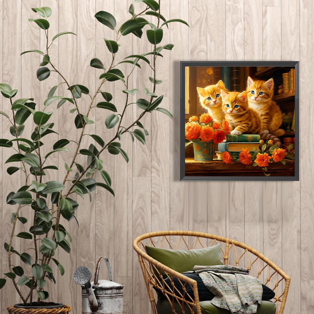 5D DIY Full Round Drill Diamond Painting Animal Kit Home Decoration Art Craft