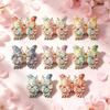 1Pcs Unisex 8-Color Flowers Insects Party Office Brooch Pin Beautiful Butterfly Brooches For Women Gifts Diy Decoration