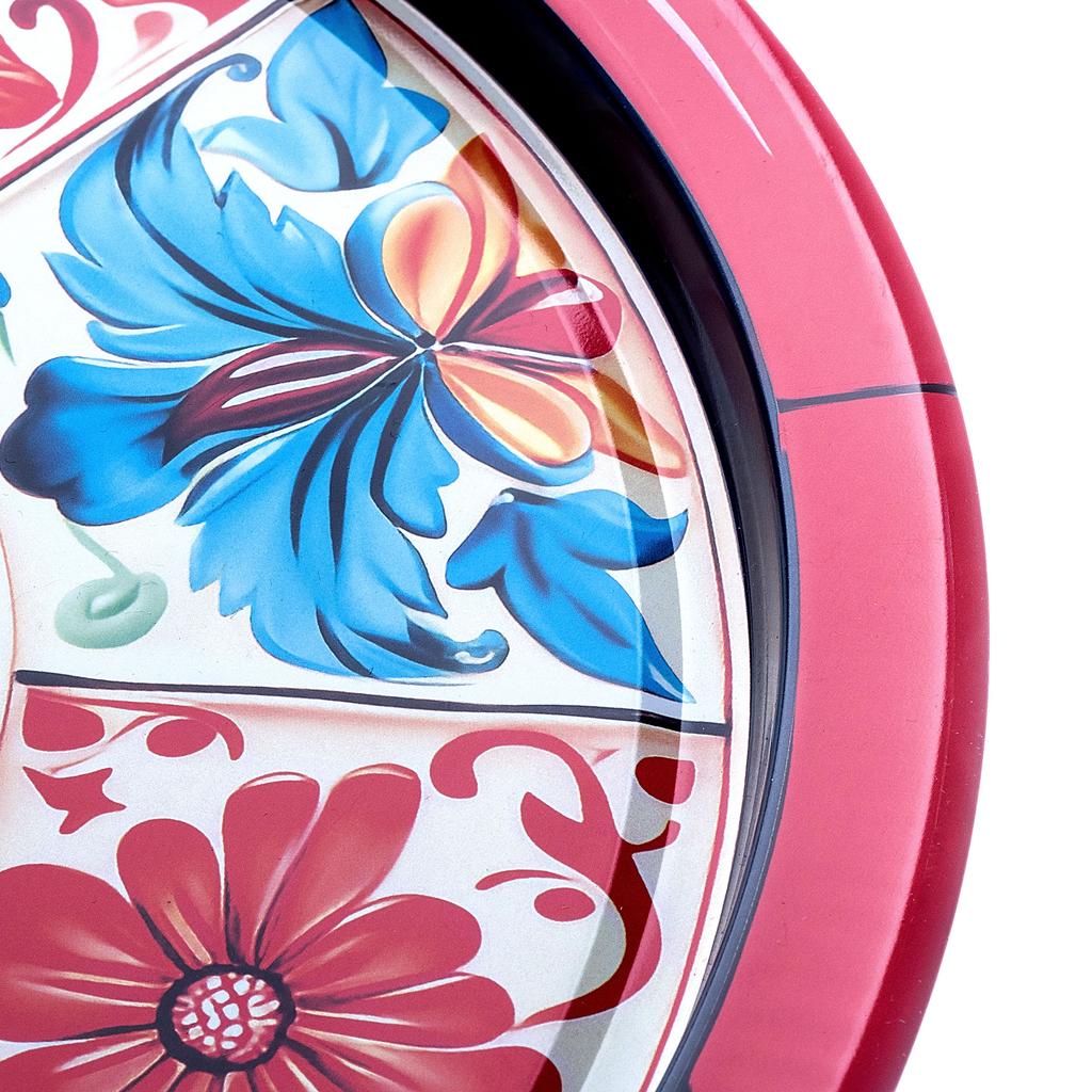 KADAX Taca Okrągła Litografowana 32.5cm Metalowa 