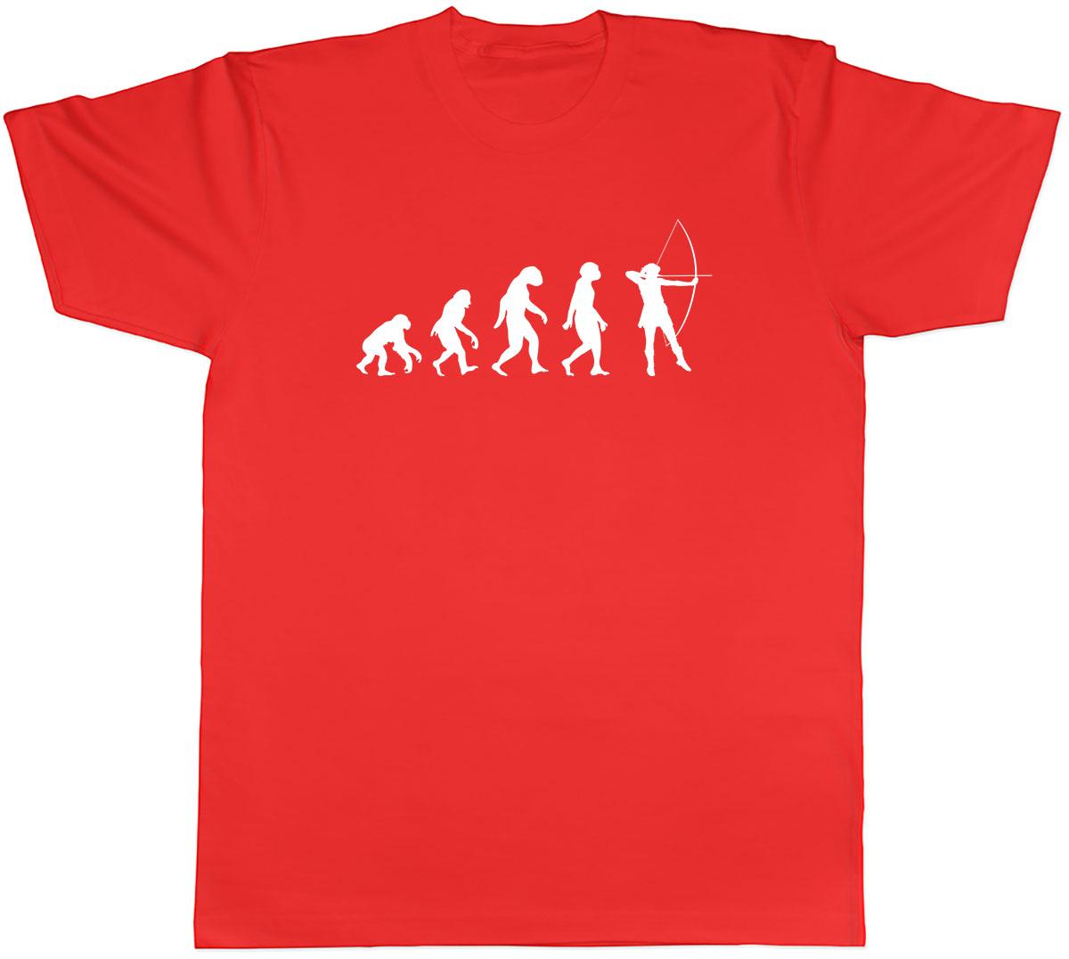 Evolution of Archery Unisexs Unisex TShirt Tee S