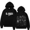 QUEVEDO EL BAIFO 2026 Album Tour Pattern Print Hoodie, Autumn/Winter Men's Hip Hoodie, Loose Casual Fashion Sweatshirt