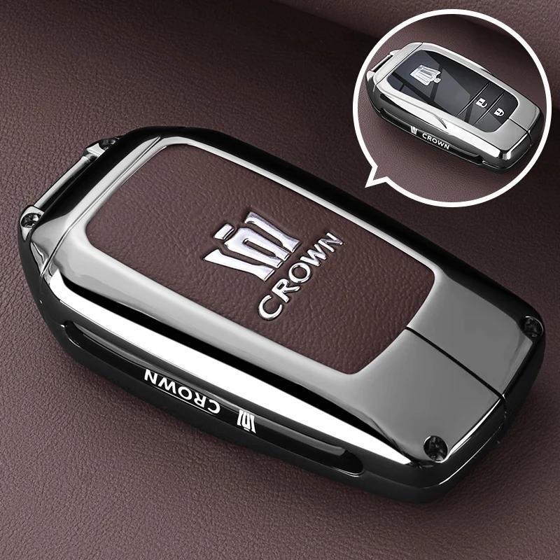 ANW1 2024 Toyota Crown Land Cruiser Key Set 14th Generation Special Product 13 Luxury Edition Automotive Parts 12 Buckle Case for Men