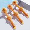 Pet Toothbrush with Soft Silicone Heads Dental Care Kit for Dogs Cats Ergonomic Handle Removable Heads Pet Tongue Cleaner for Oral Hygiene & Bad